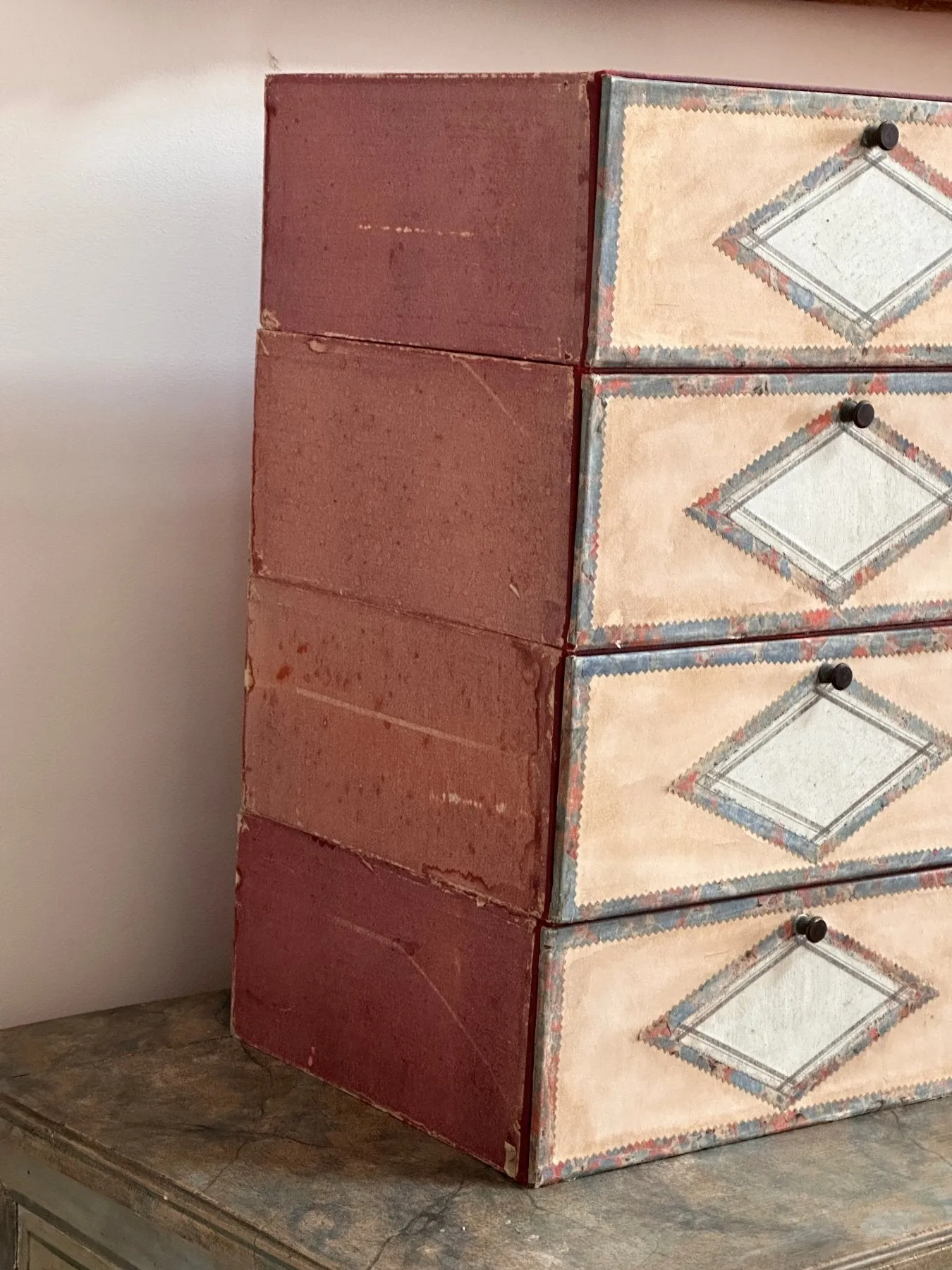 Late 19th Century French Cardboard File Boxes