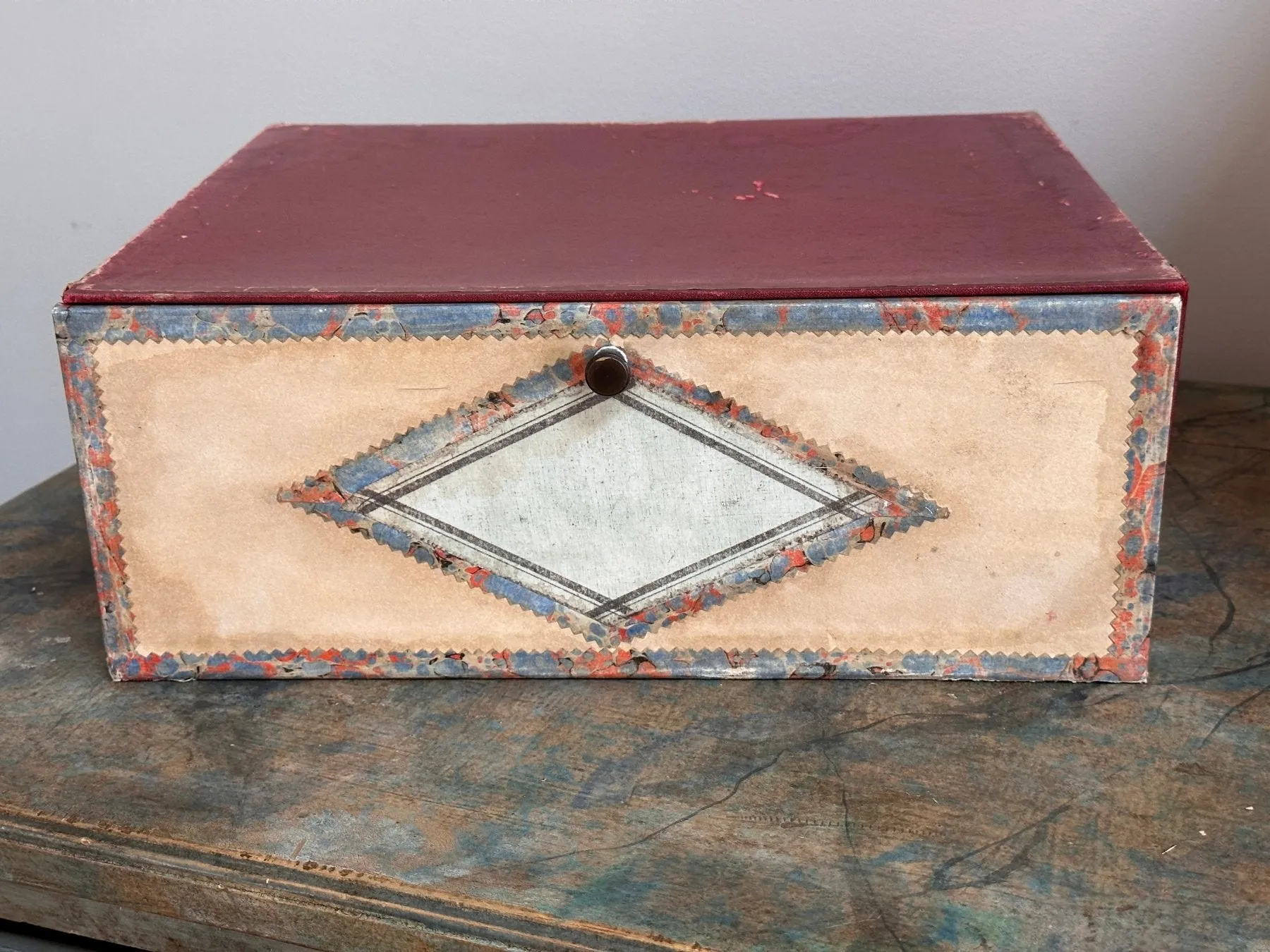 Late 19th Century French Cardboard File Boxes