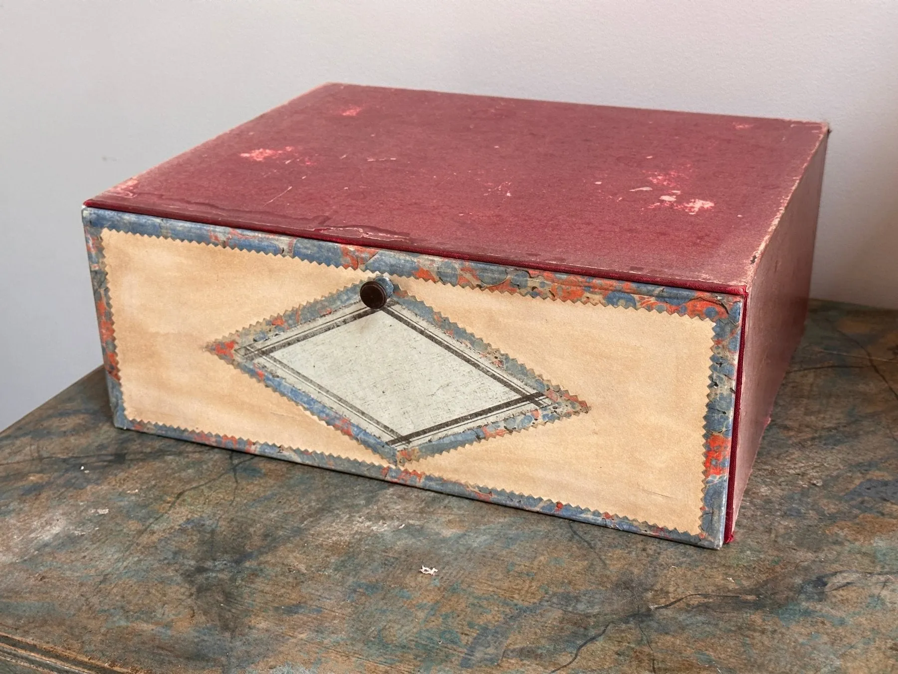 Late 19th Century French Cardboard File Boxes