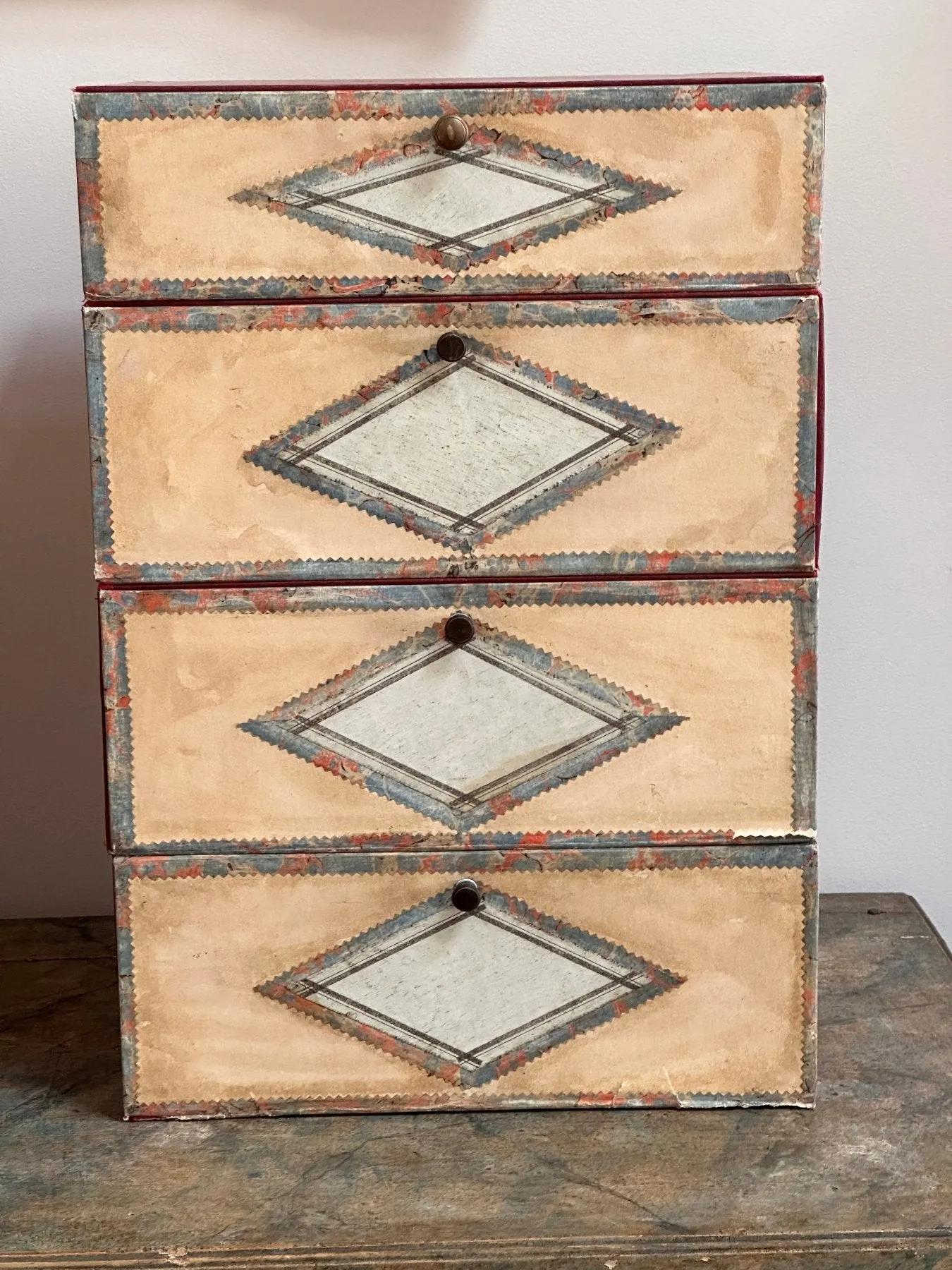 Late 19th Century French Cardboard File Boxes