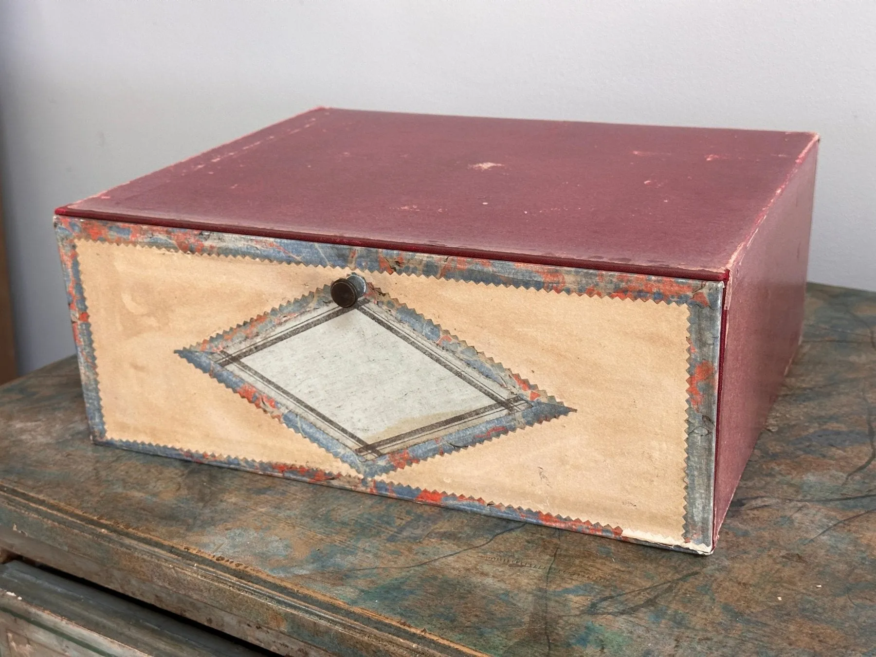 Late 19th Century French Cardboard File Boxes