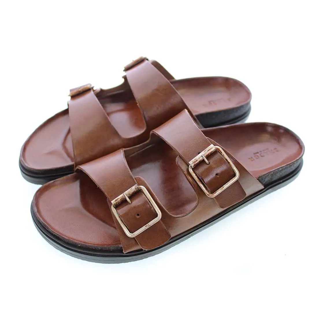 LILY MAHOGANY SANDALS