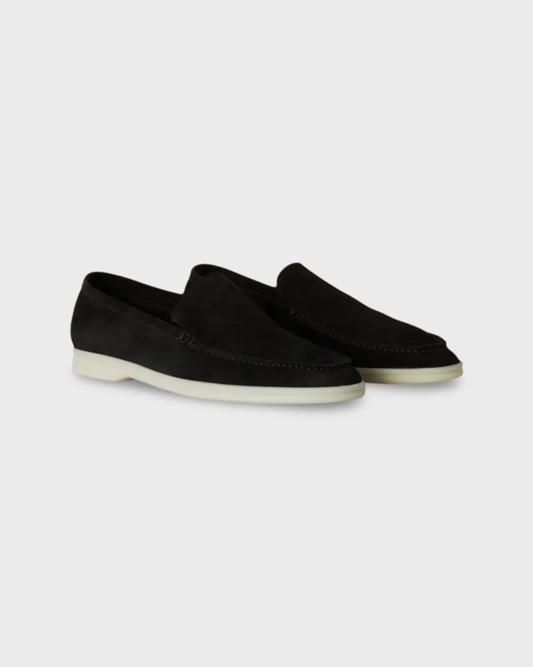 Loro Piana Summer Walk Loafer Dried Black