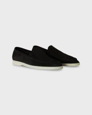 Loro Piana Summer Walk Loafer Dried Black