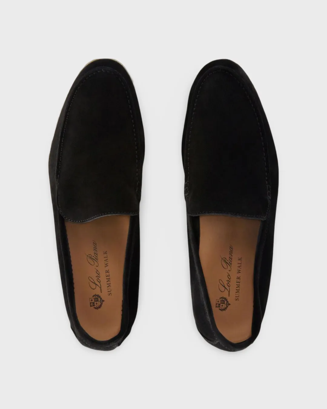 Loro Piana Summer Walk Loafer Dried Black