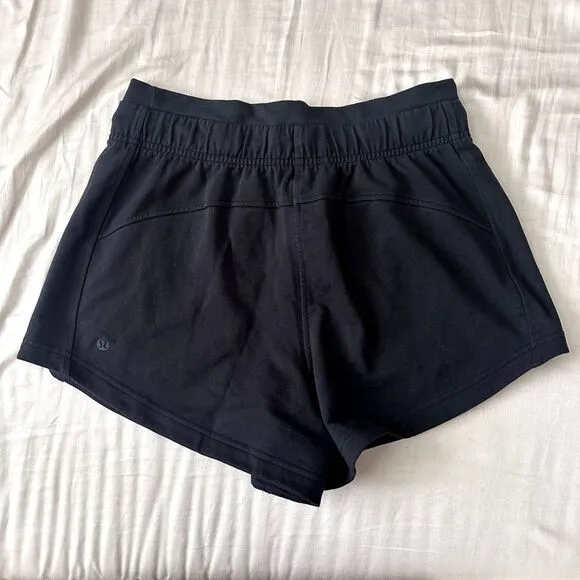 Lululemon Inner Glow High-Rise Short 3&quot; in Black EUC