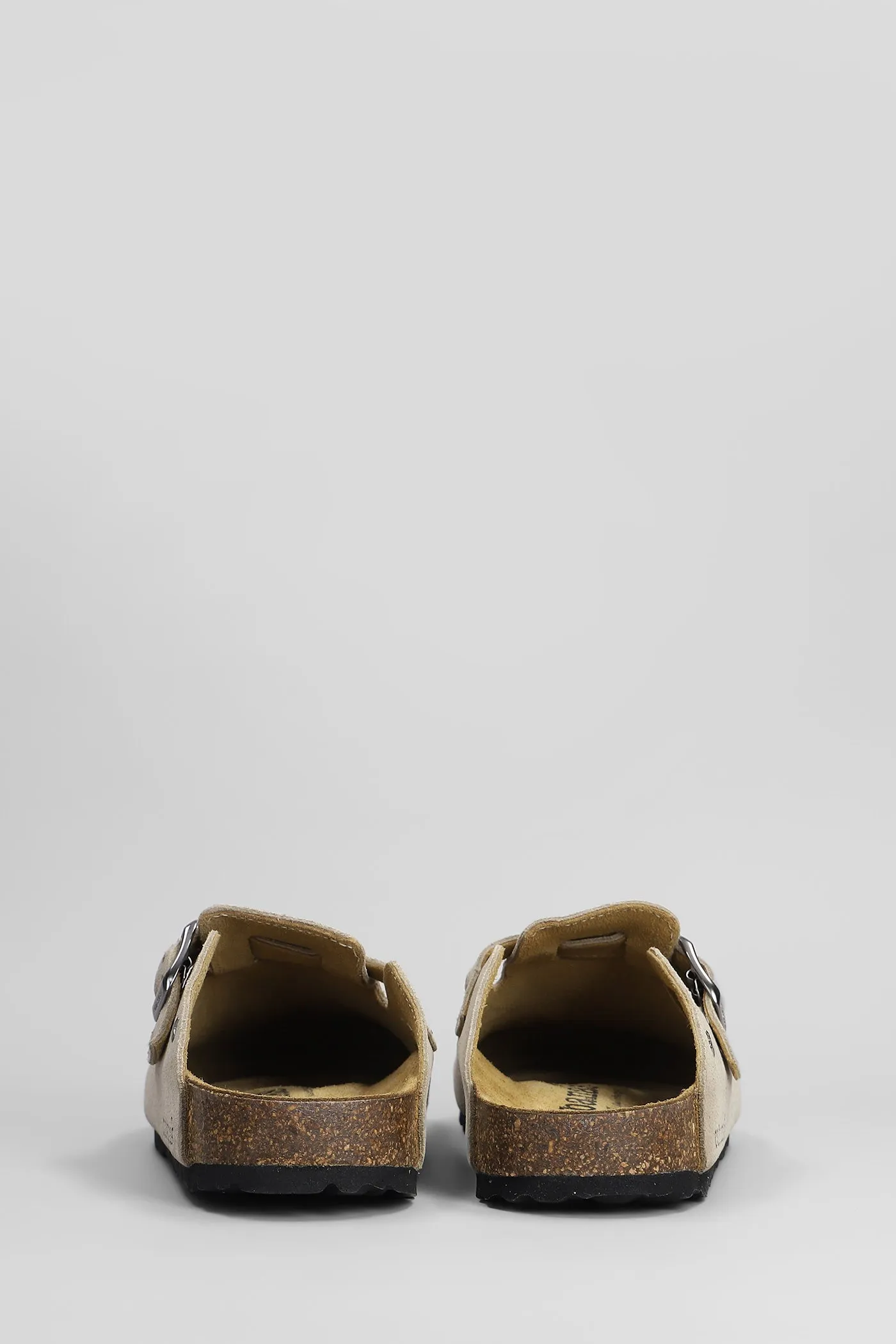 Maria Slipper-Mule in grey suede