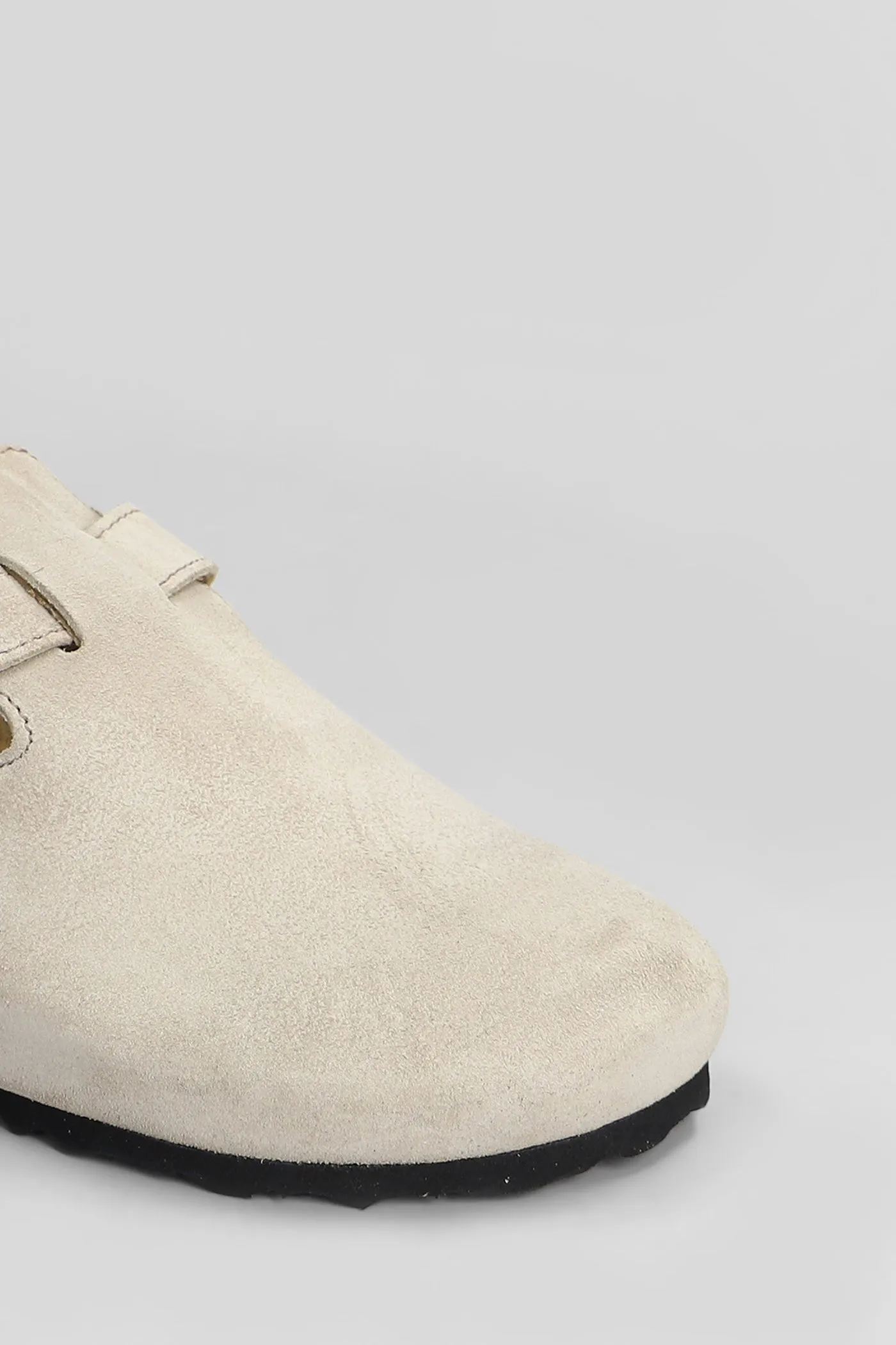 Maria Slipper-Mule in grey suede