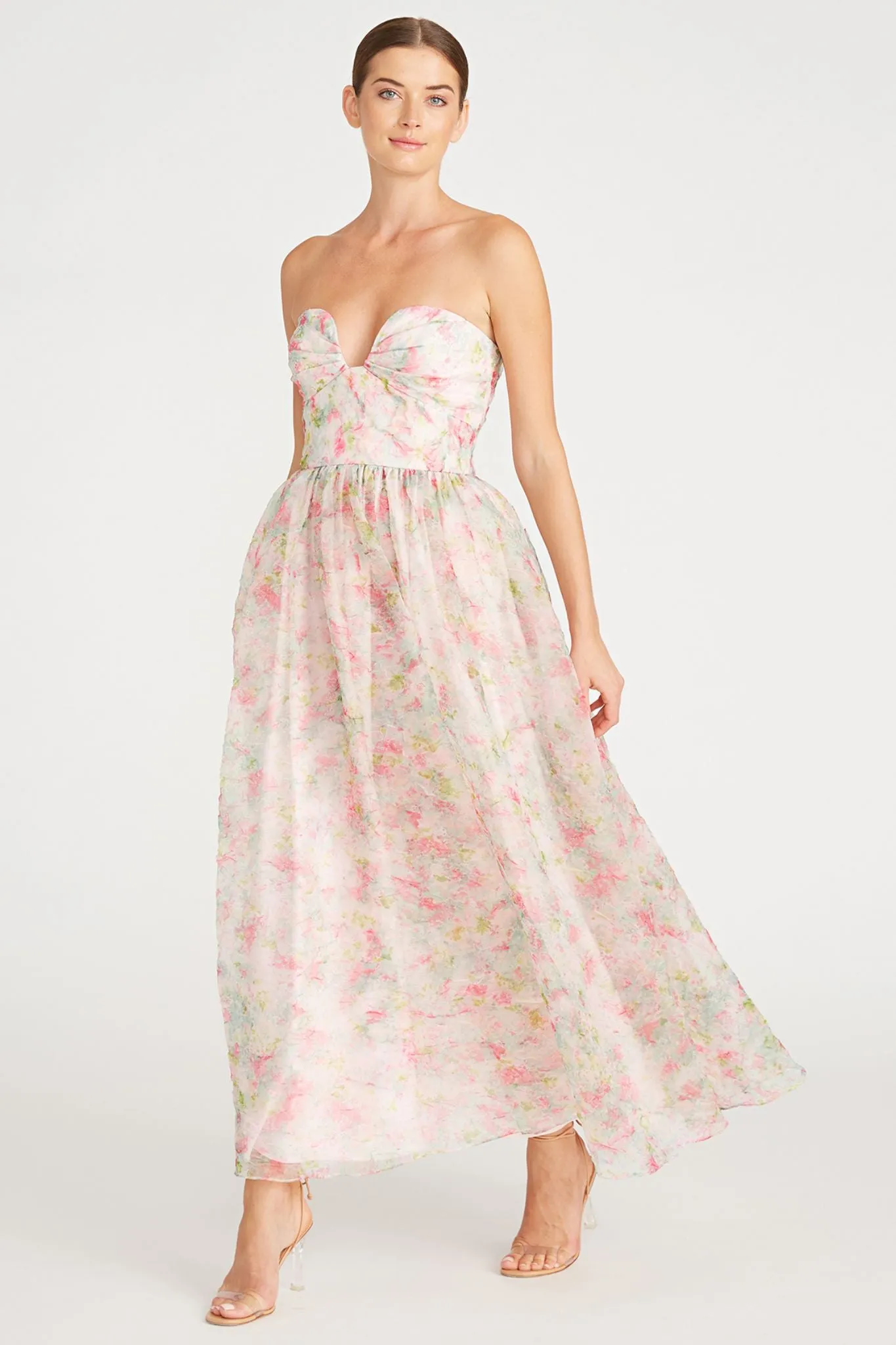 Mathilda Midi Dress by ML Monique Lhuillier - RENTAL