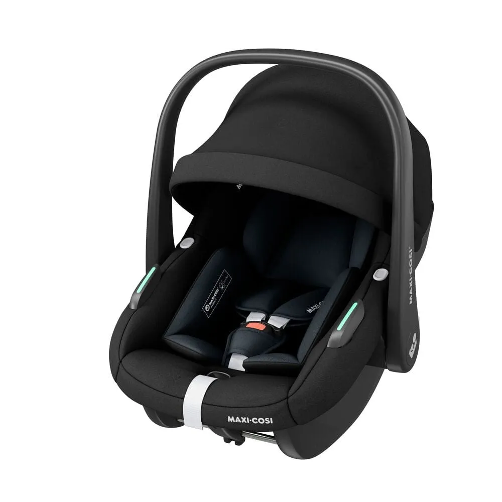 Maxi-Cosi Pebble S & Pearl S Car Seat Bundle - Tonal Black