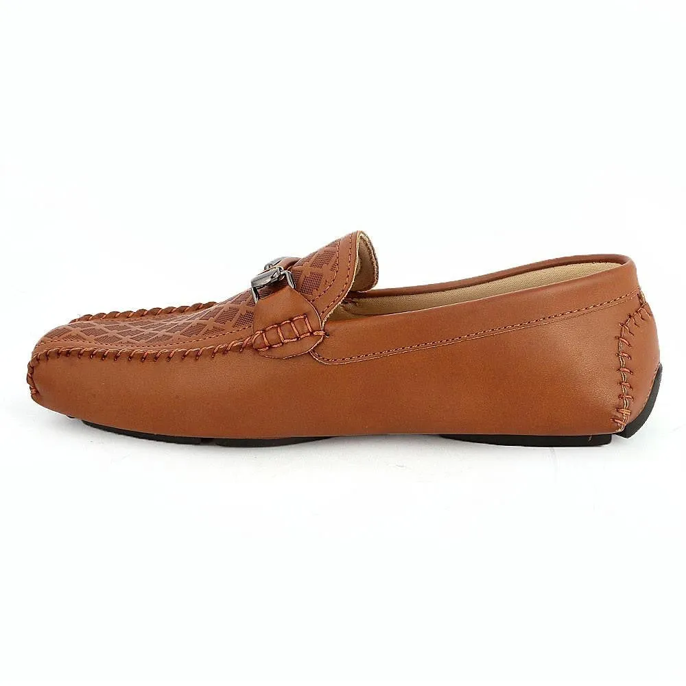 Men's Loafer Shoes (HM180805-1) -  Brown