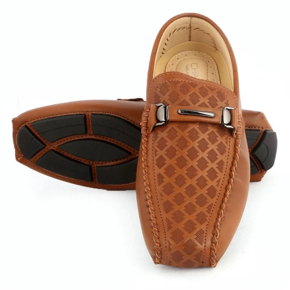 Men's Loafer Shoes (HM180805-1) -  Brown