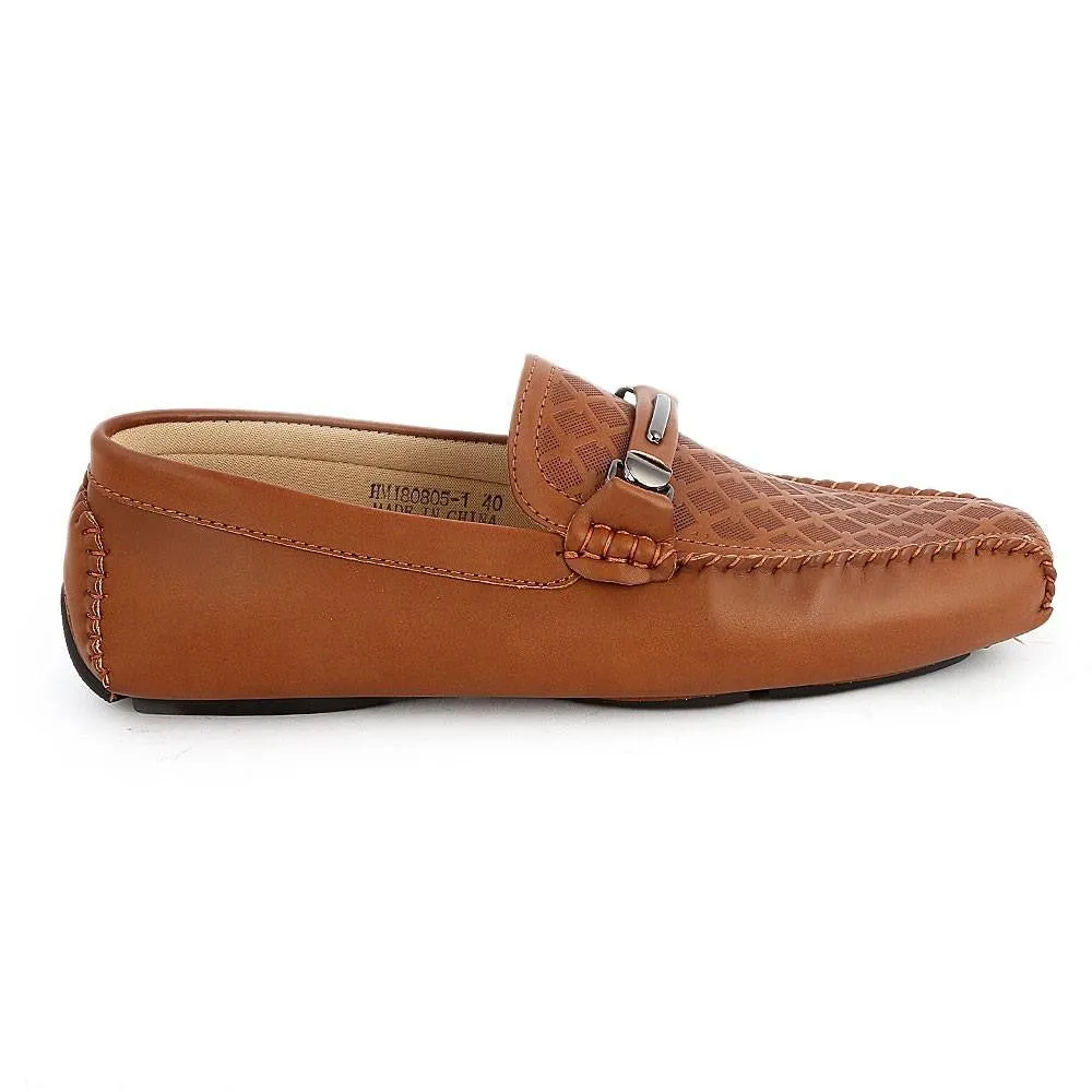 Men's Loafer Shoes (HM180805-1) -  Brown