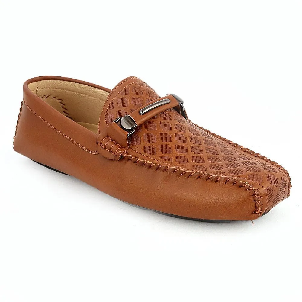 Men's Loafer Shoes (HM180805-1) -  Brown