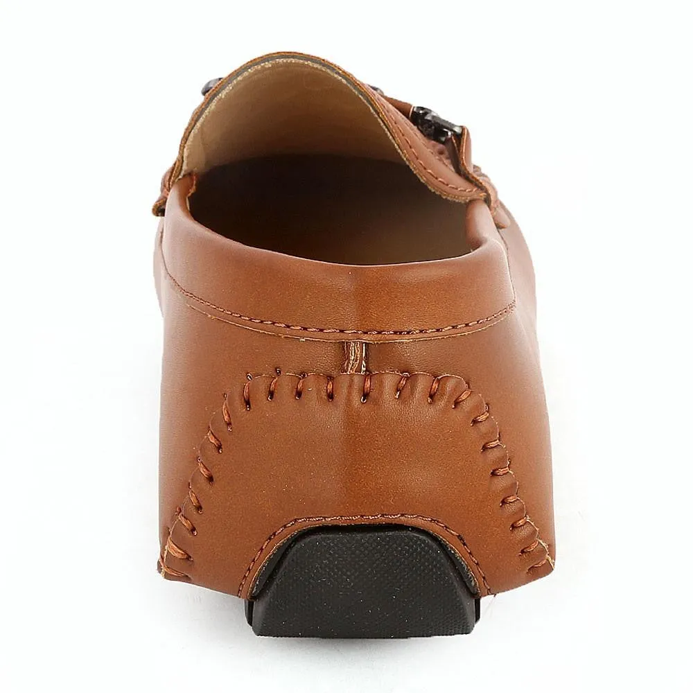Men's Loafer Shoes (HM180805-1) -  Brown