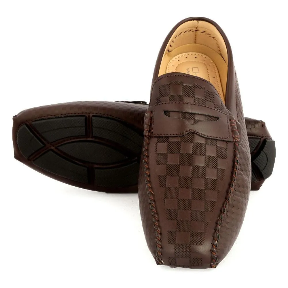Men's Loafer Shoes  (HM180805-4) -  Coffee