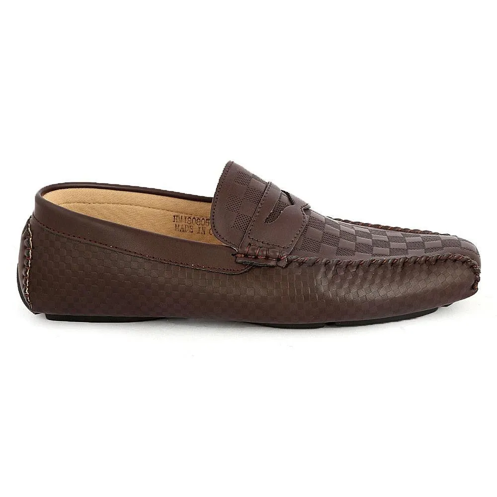 Men's Loafer Shoes  (HM180805-4) -  Coffee