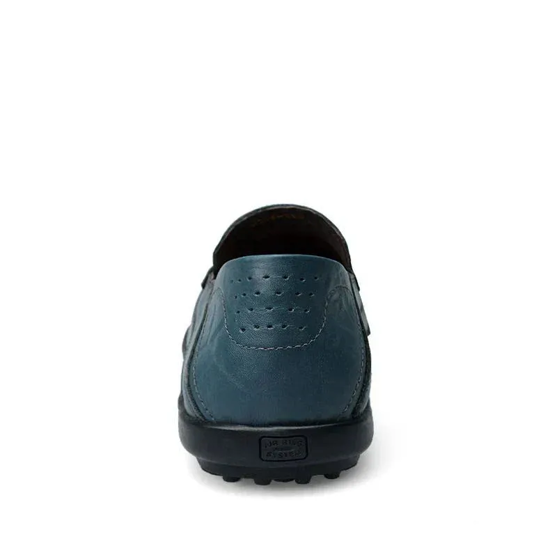 Men's loafers made of genuine Italian leather