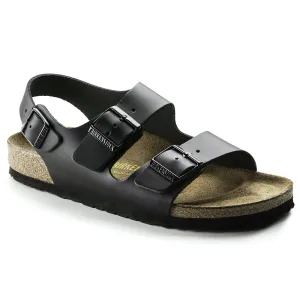 Milano Black Smooth Leather