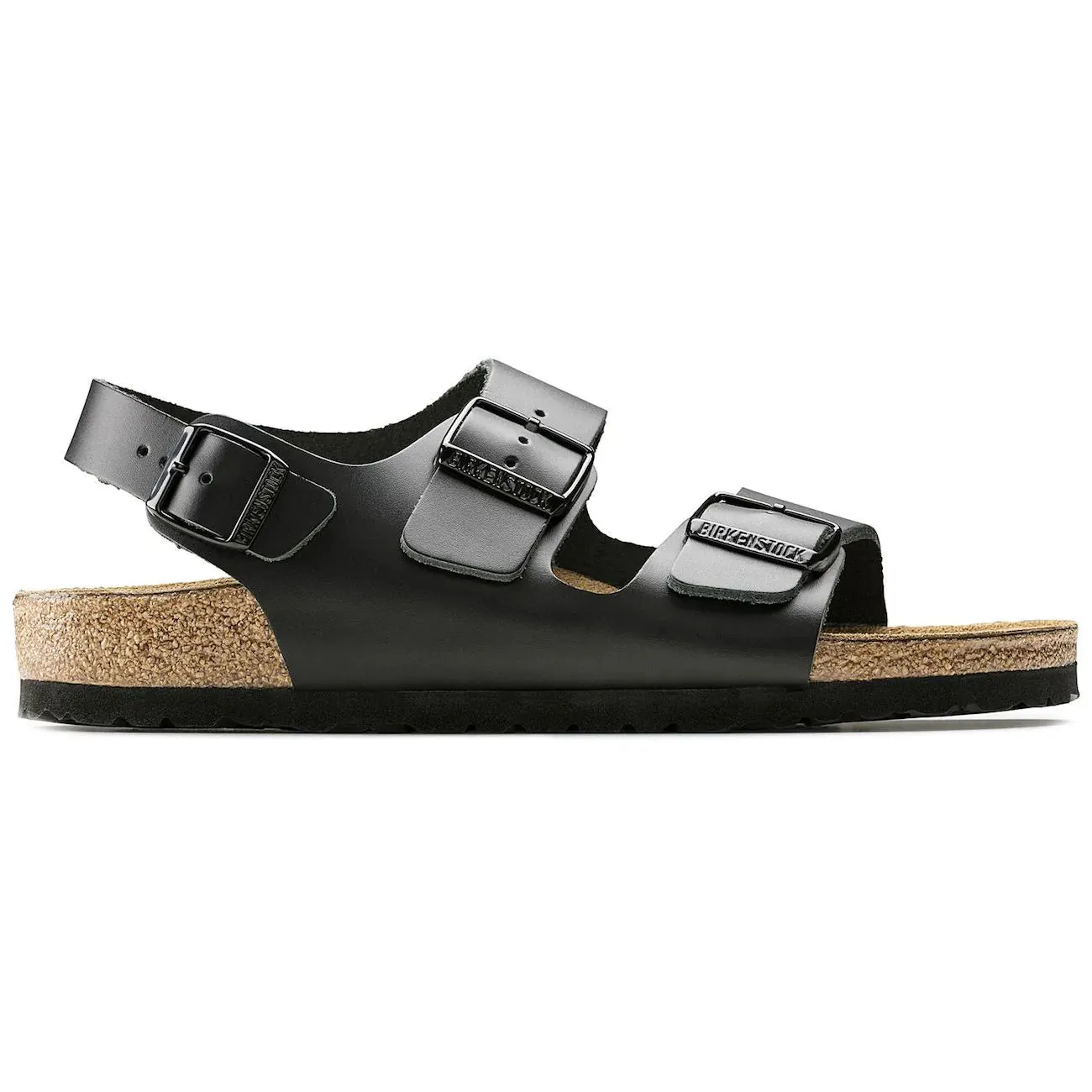 Milano Black Smooth Leather