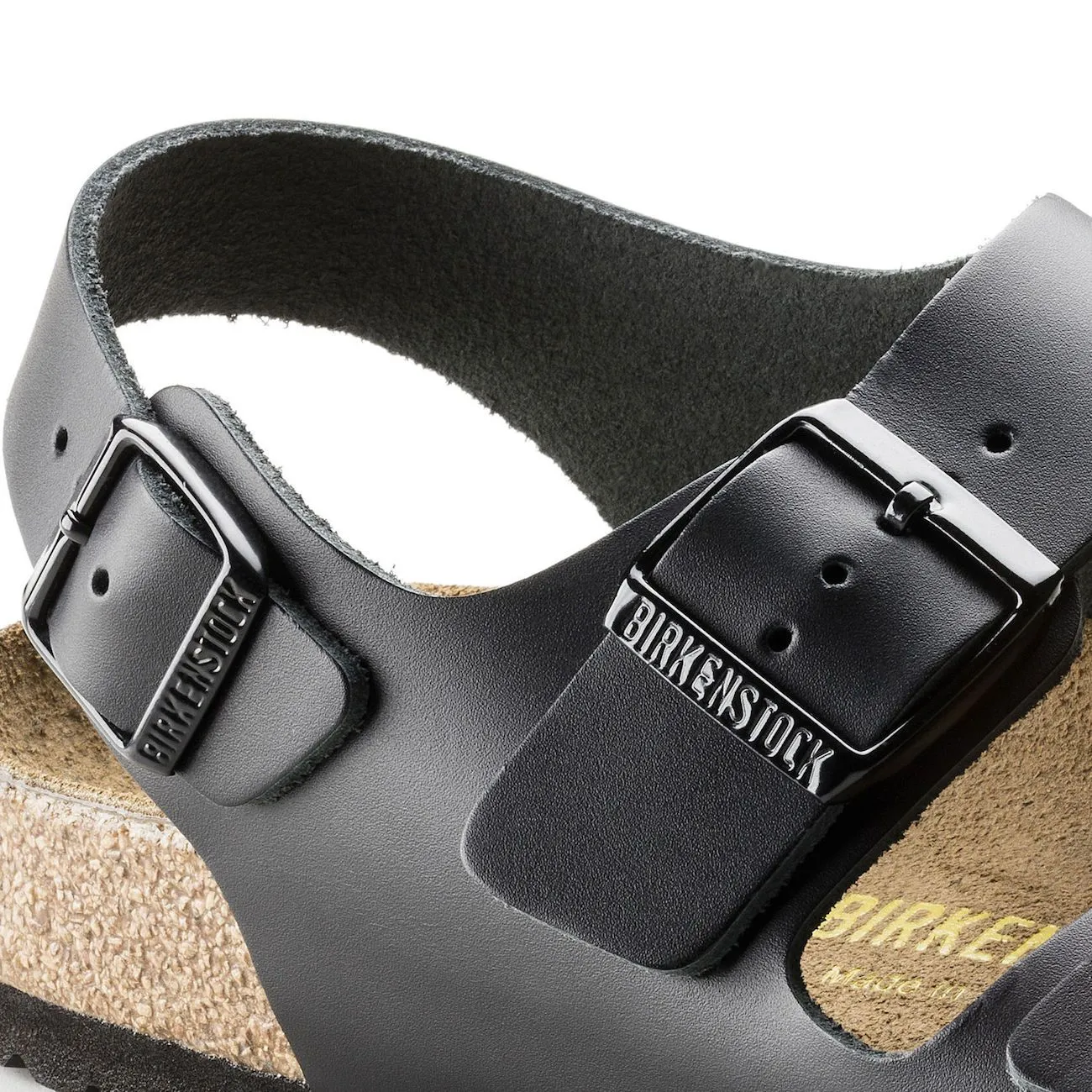 Milano Black Smooth Leather
