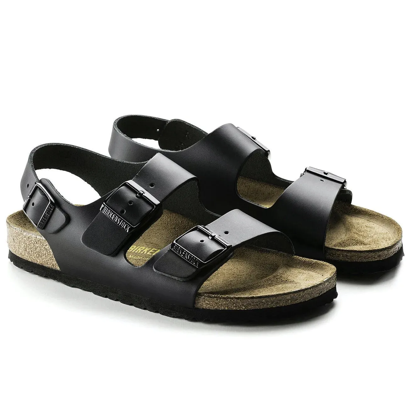 Milano Black Smooth Leather