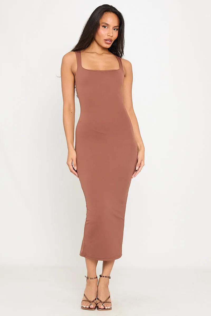 Minimalist Bodycon Midi Dress | Sleek & Chic | Effortless Elegance