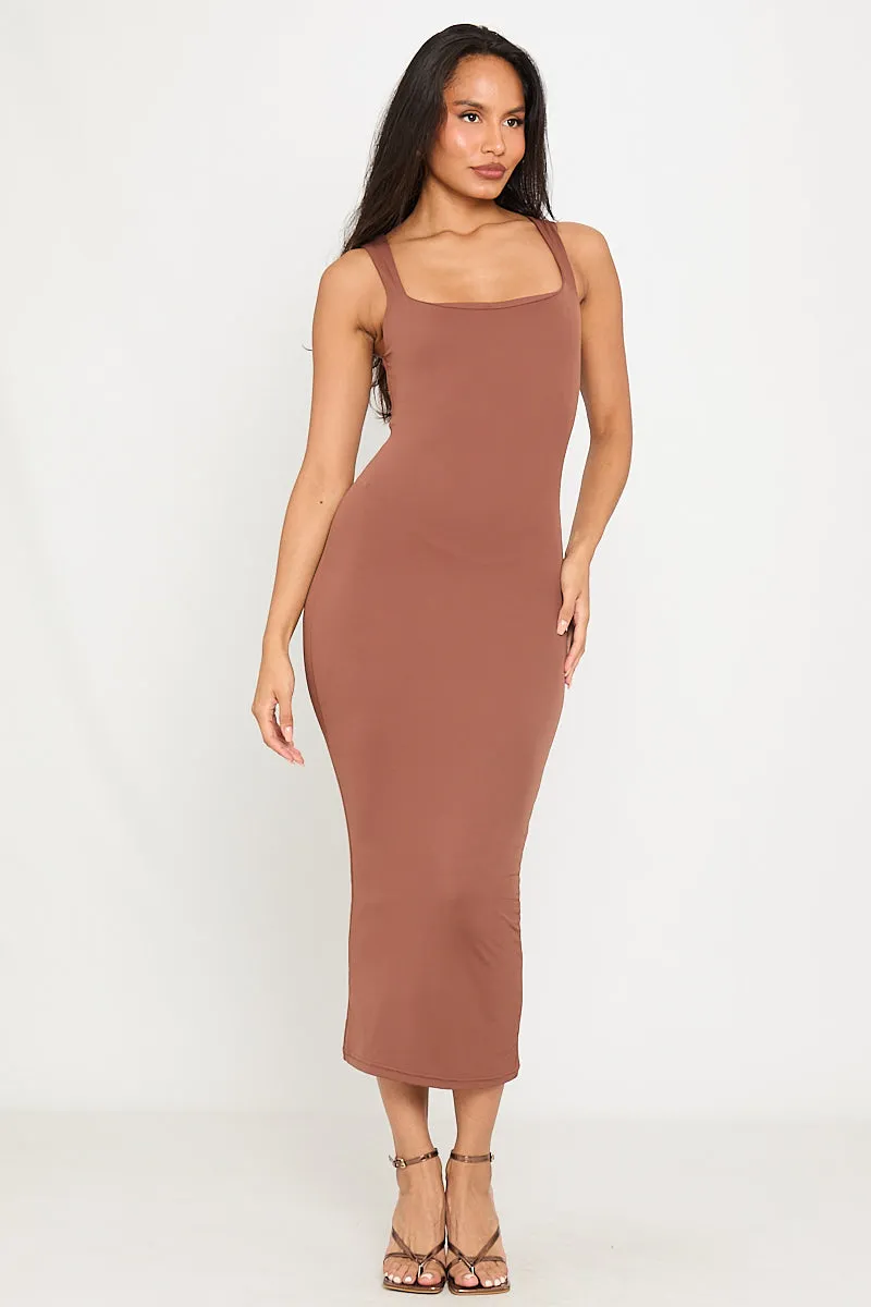 Minimalist Bodycon Midi Dress | Sleek & Chic | Effortless Elegance