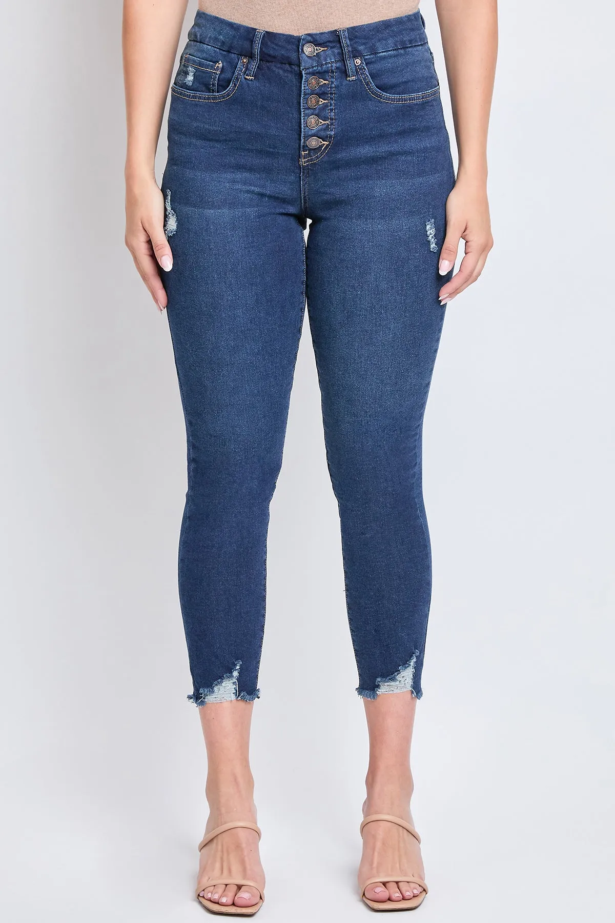 Missy Curvy Fit Exposed 5-Button Ankle Jean Made With Recycled Fibers, Pack Of 12