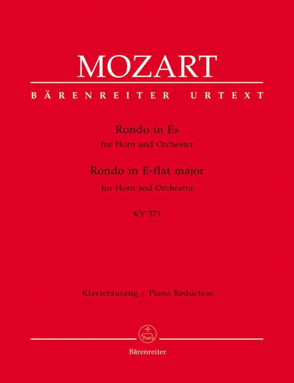 Mozart: Rondo E Flat K371 for Horn & Piano