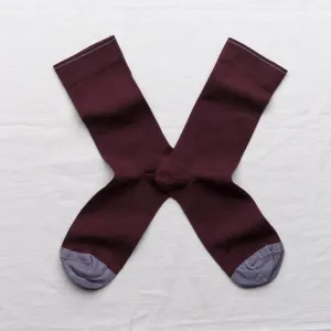 Mulberry Purple Socks