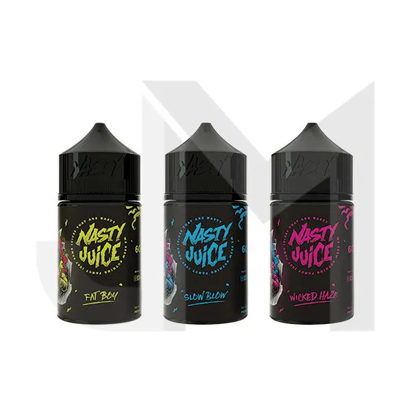 Nasty Juice 50ml Shortfill 0mg (70VG/30PG)