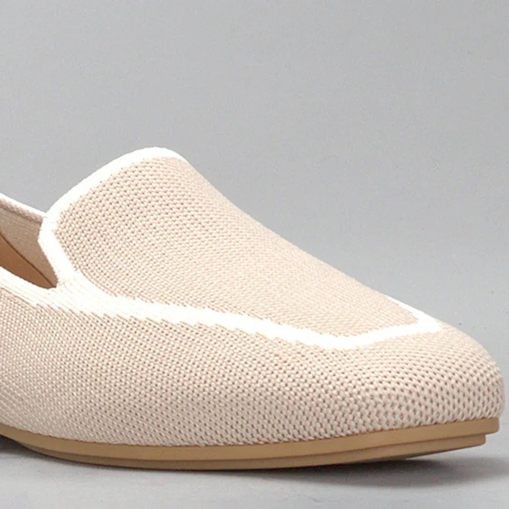 OLINDA LOAFER || BLUSH/CREAM