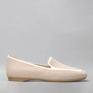 OLINDA LOAFER || BLUSH/CREAM