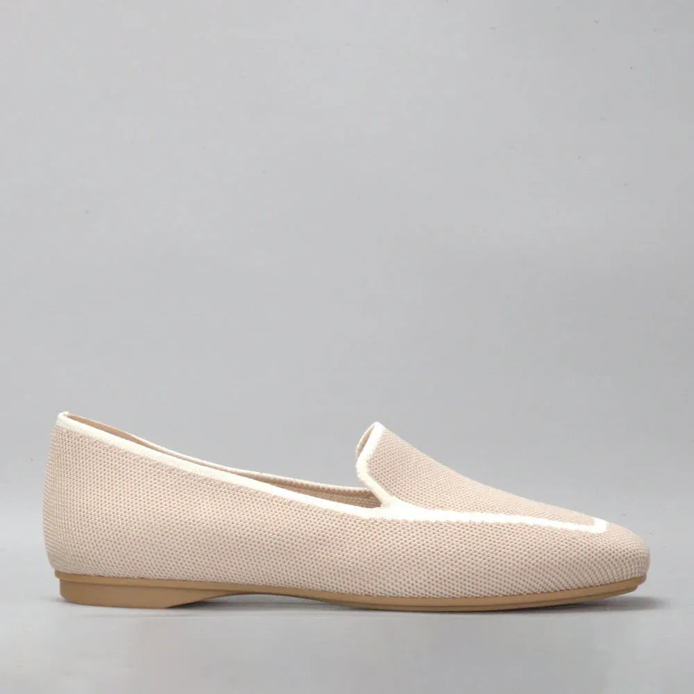 OLINDA LOAFER || BLUSH/CREAM