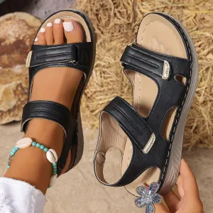 Open Toe Flats Sandals
