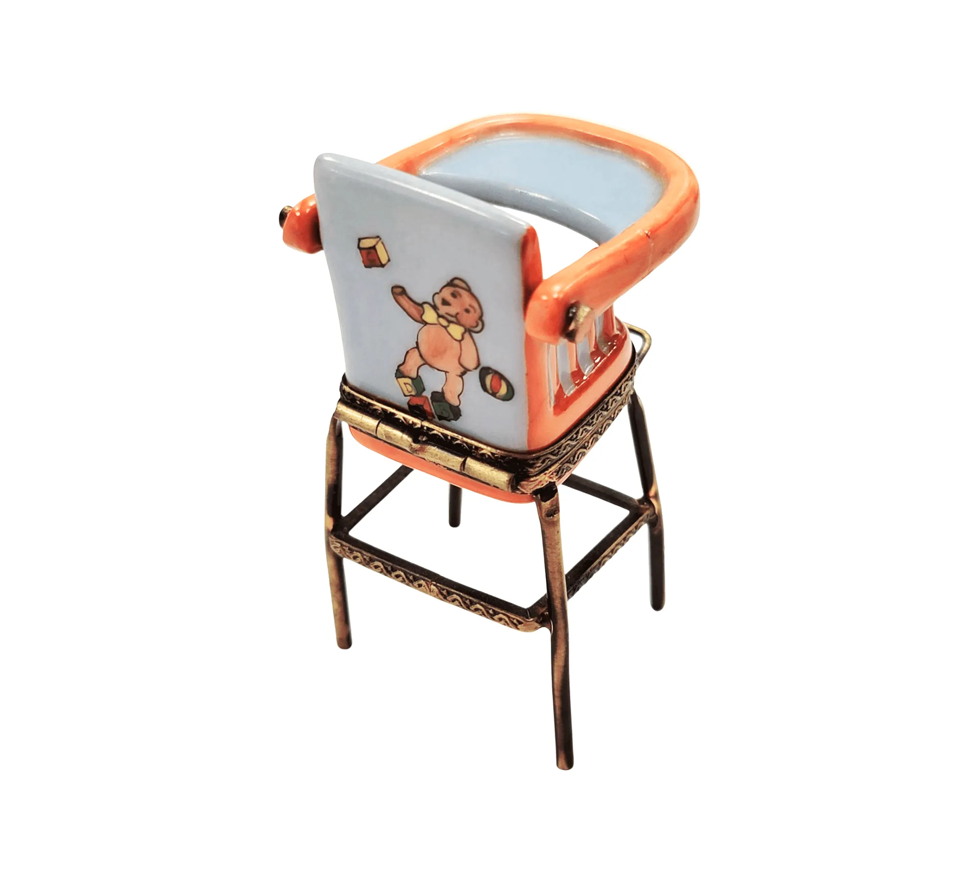 Orange Baby High Chair