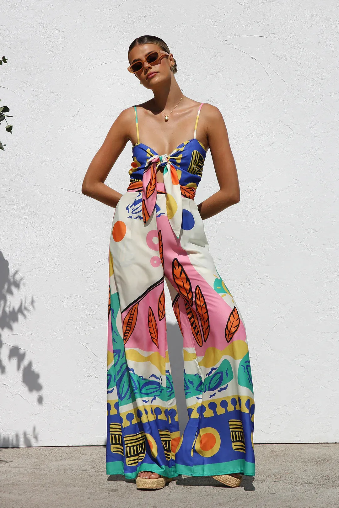 Paloma Sunset Wide-Leg Jumpsuit