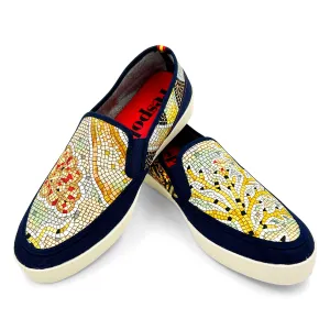 PAVE CHASSE Yellow/Black Sport Loafer
