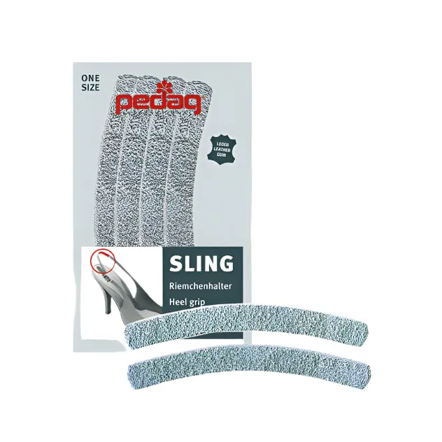 Pedag Sling Fitting aid, Grey, One Size Anti Slip Suede Heel Grips