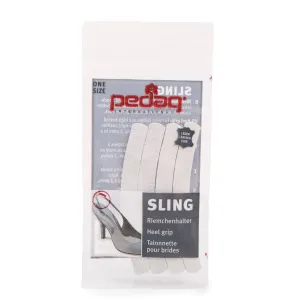 Pedag Sling Fitting aid, Grey, One Size Anti Slip Suede Heel Grips