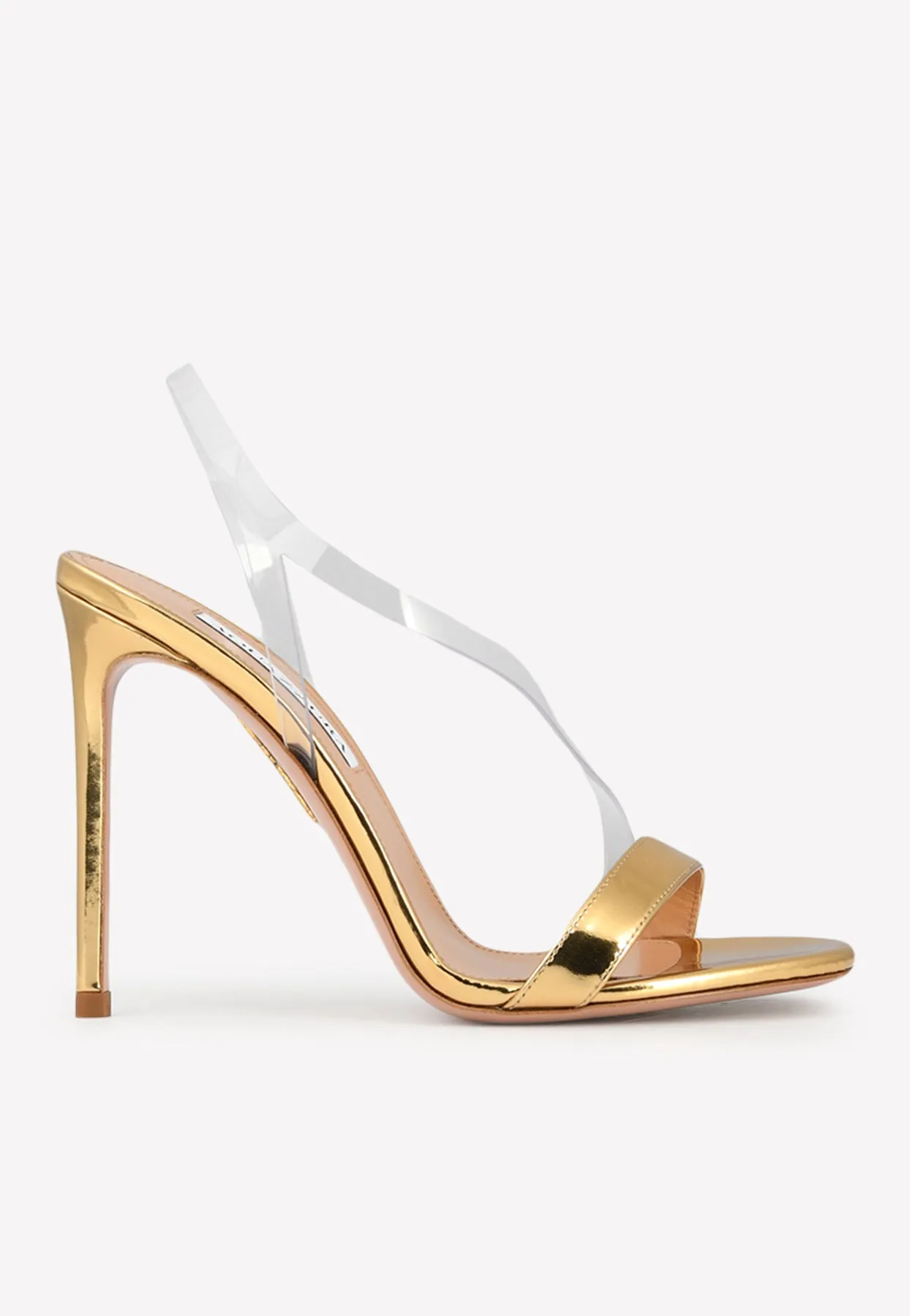 Perfect Kiss 105 Slingback Sandals in Metallic Leather