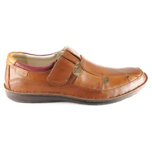 Pikolinos Santiago Calfskin Leather Men's Velcro Strap Loafers