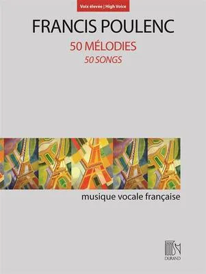 POULENC - 50 SONGS HIGH VOICE