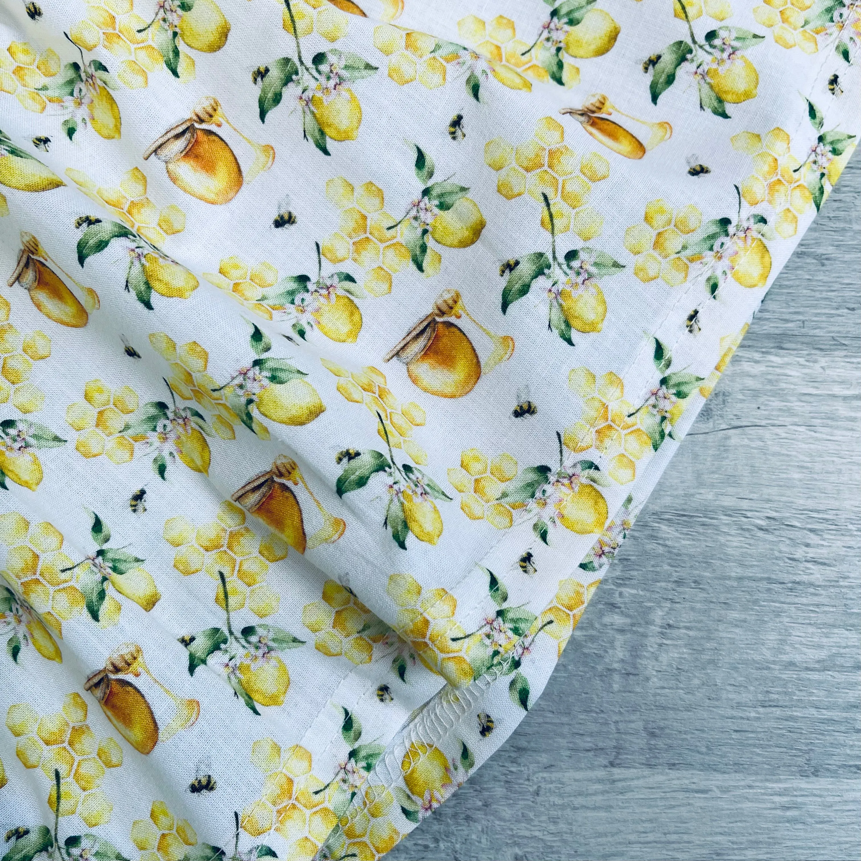 Premium 100% Cotton Sun Dress with twist back detail - Honey & Lemon