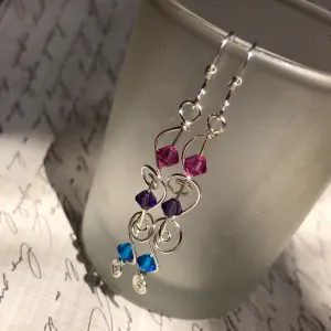 Pride 2018: Bi Swarovski Earrings