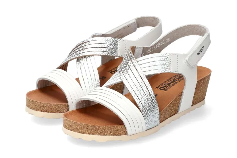 'Renza' women's sandal - white