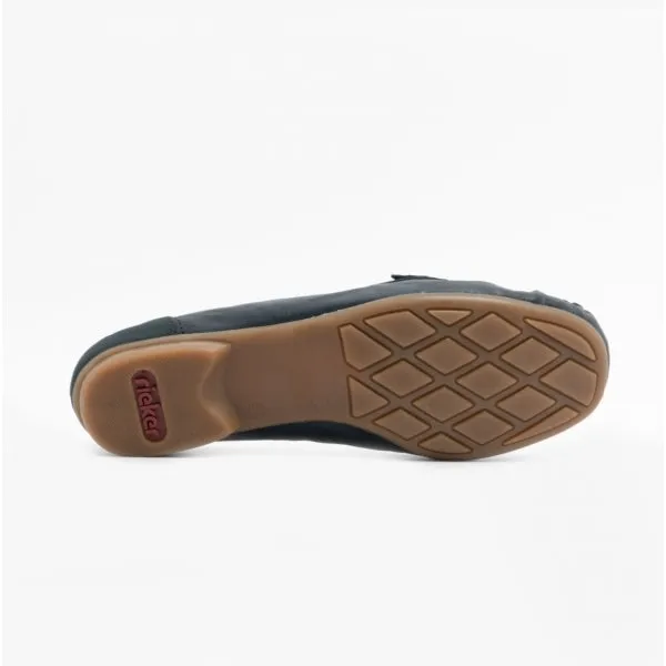 Rieker 40054-15 Womens Loafers Navy