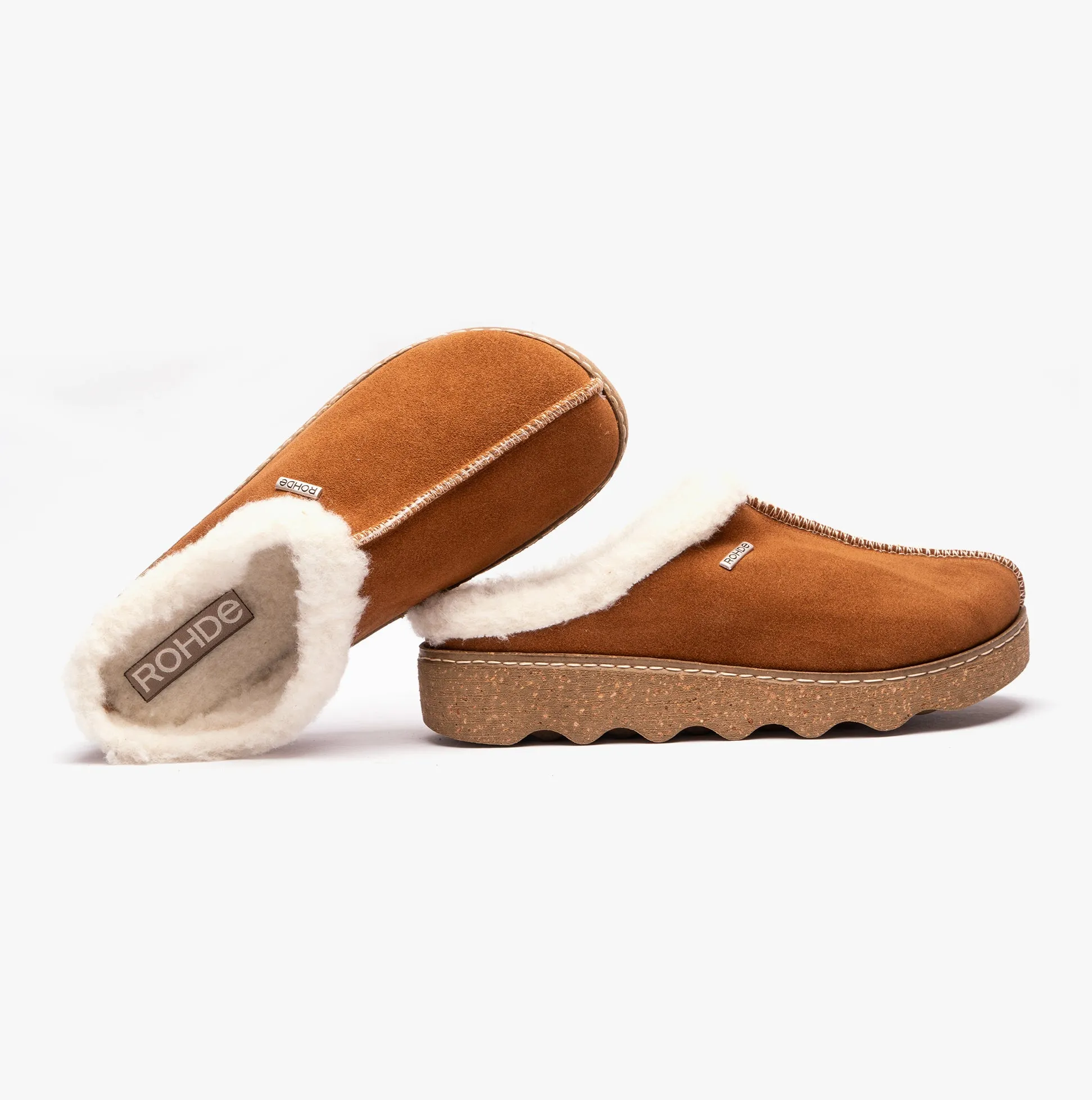 Rohde 6125-76 Womens Mules Tan