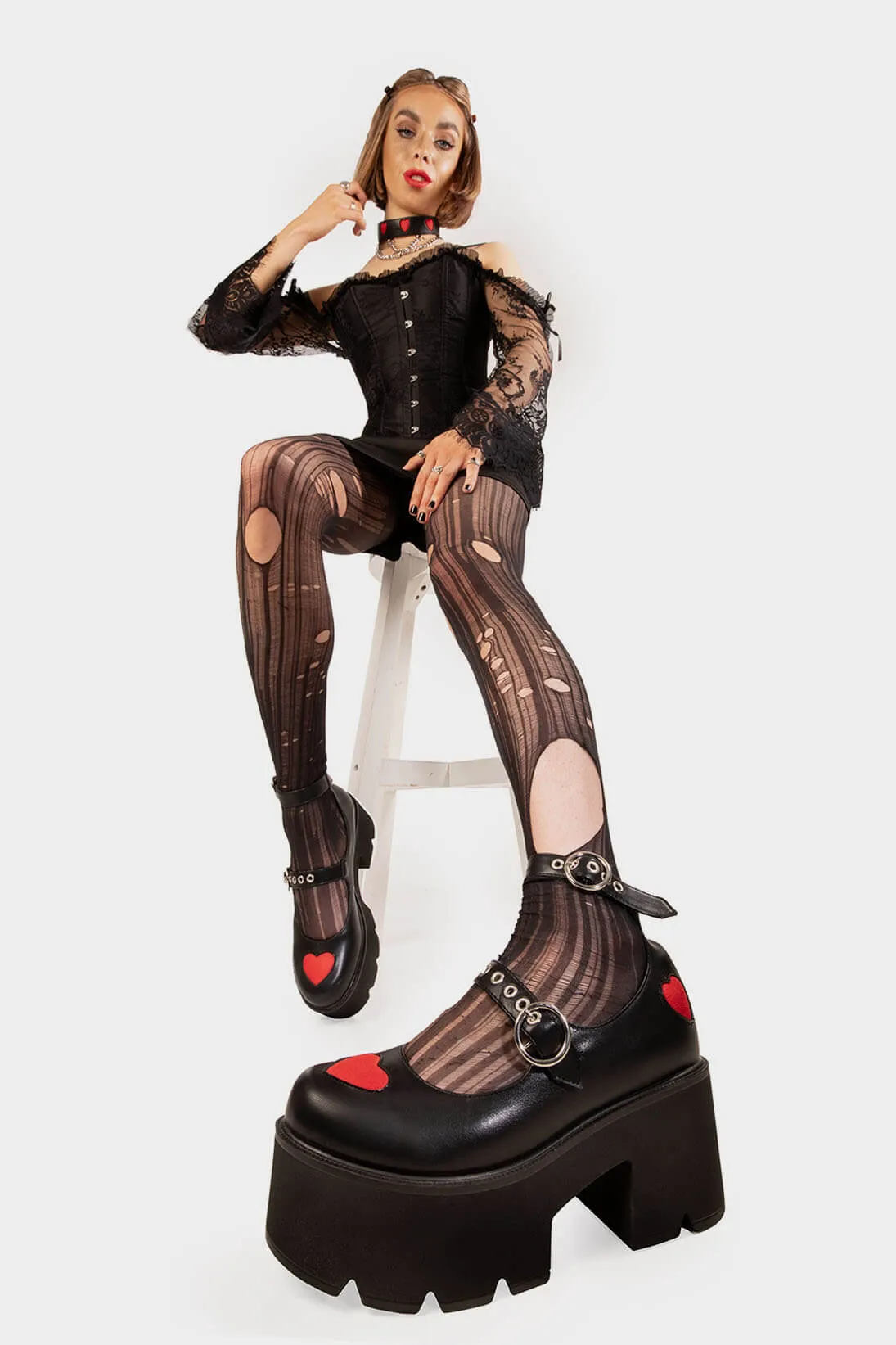 Rosey Love Chunky Mary Jane Shoes